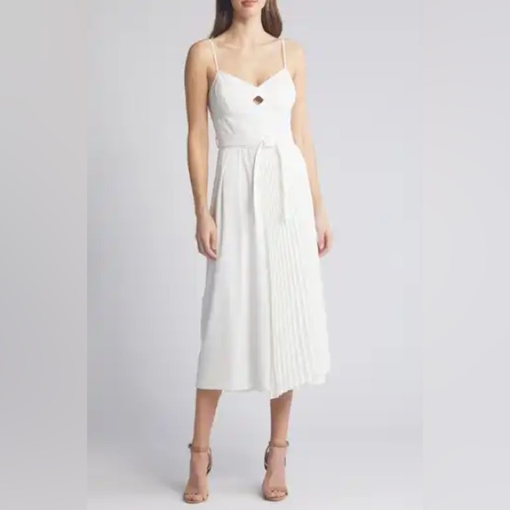 Du Paradis Cutout Dress Blanco Nero NWT Women’s Size Medium RETAILS $200